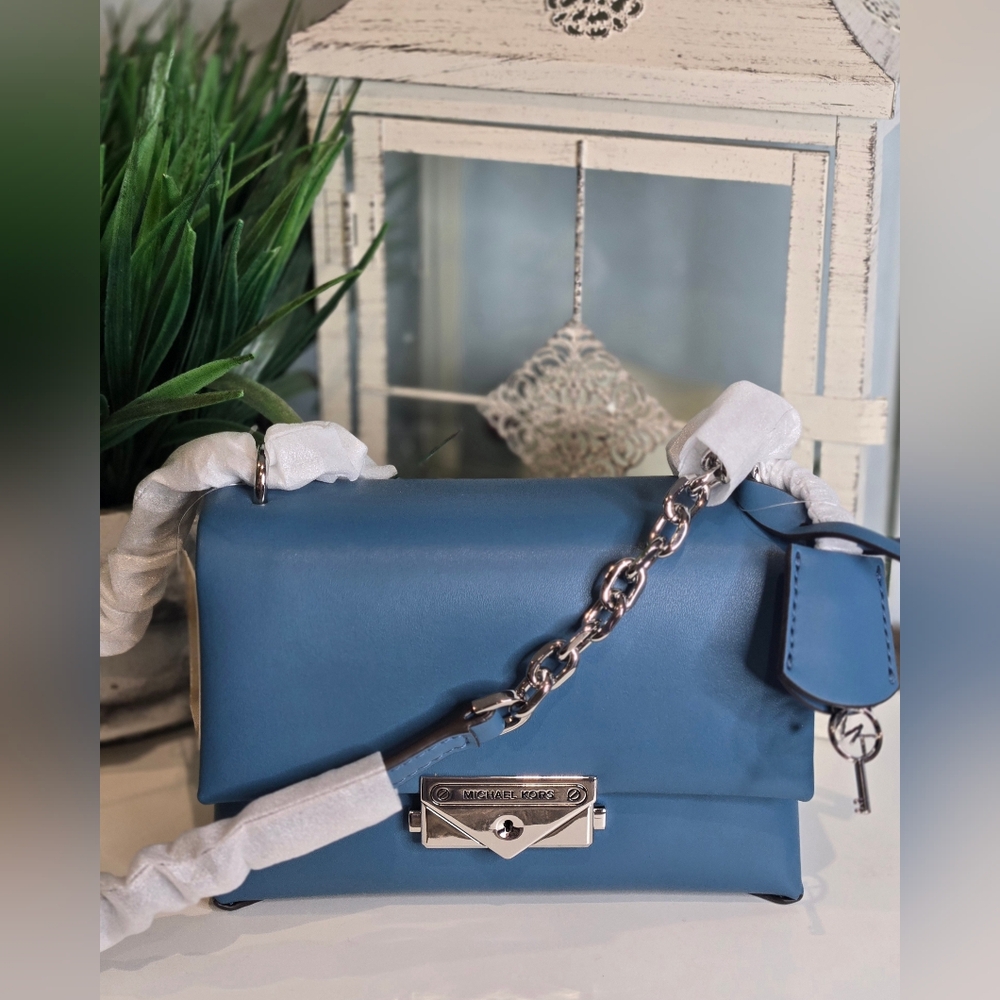 Michael Kors Cece Blue Crossbody Bag